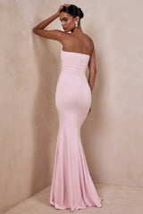 Ceremony | Pink Bandeau Maxi Dress